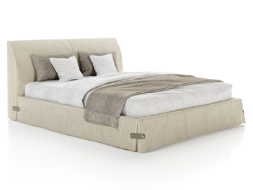 BOTTOM UP - Upholstered fabric double bed by Liu Jo Living Collection - view 2